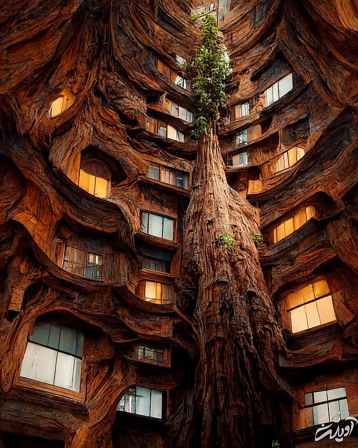 این آسمان‌خراش‌ها توسط هوش مصنوعی خلق شده است